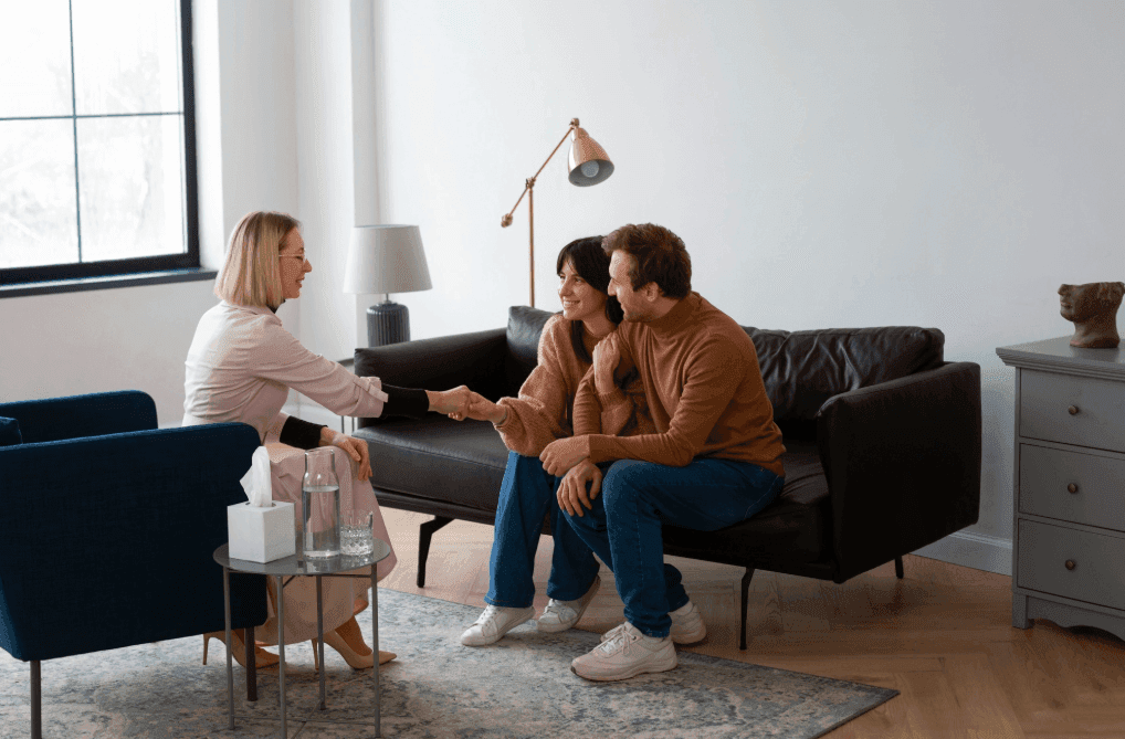 An employee seeking couples therapy through EAP services to improve mental health and relationships.