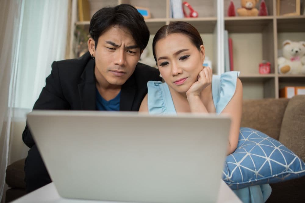 Couple thinking about seeking couples cunselling in Singapore