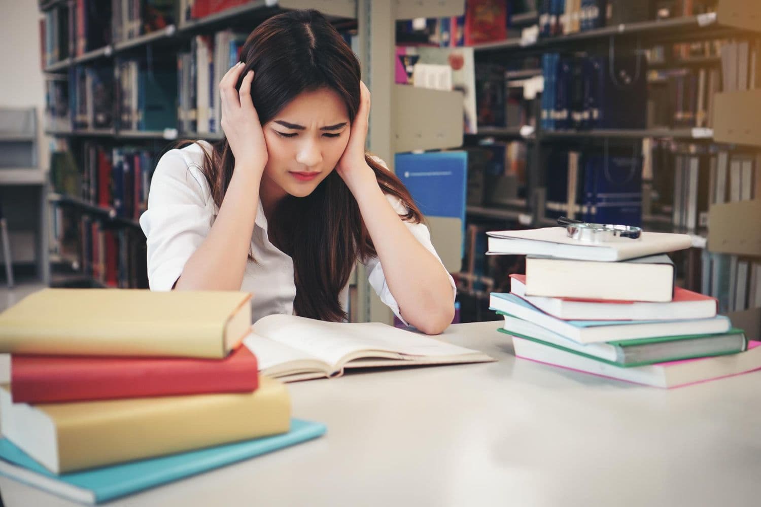 Online therapy for students can help with exam and academic stress.