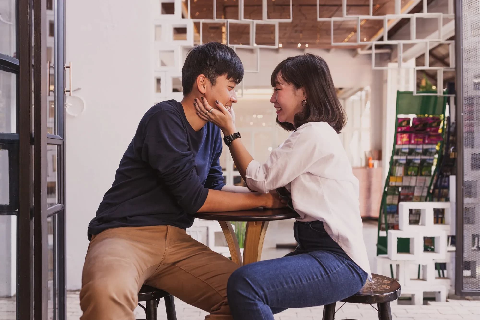 A couple using counselling techniques used in couples counselling sessions in Singapore.
