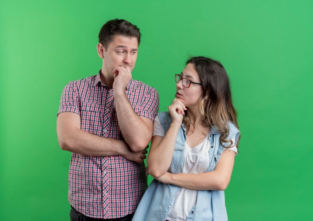 A couple thinking about seeking couples counselling in Australia