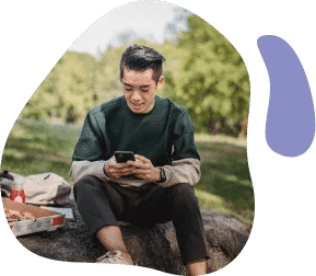Counsellors in London - person looking at phone