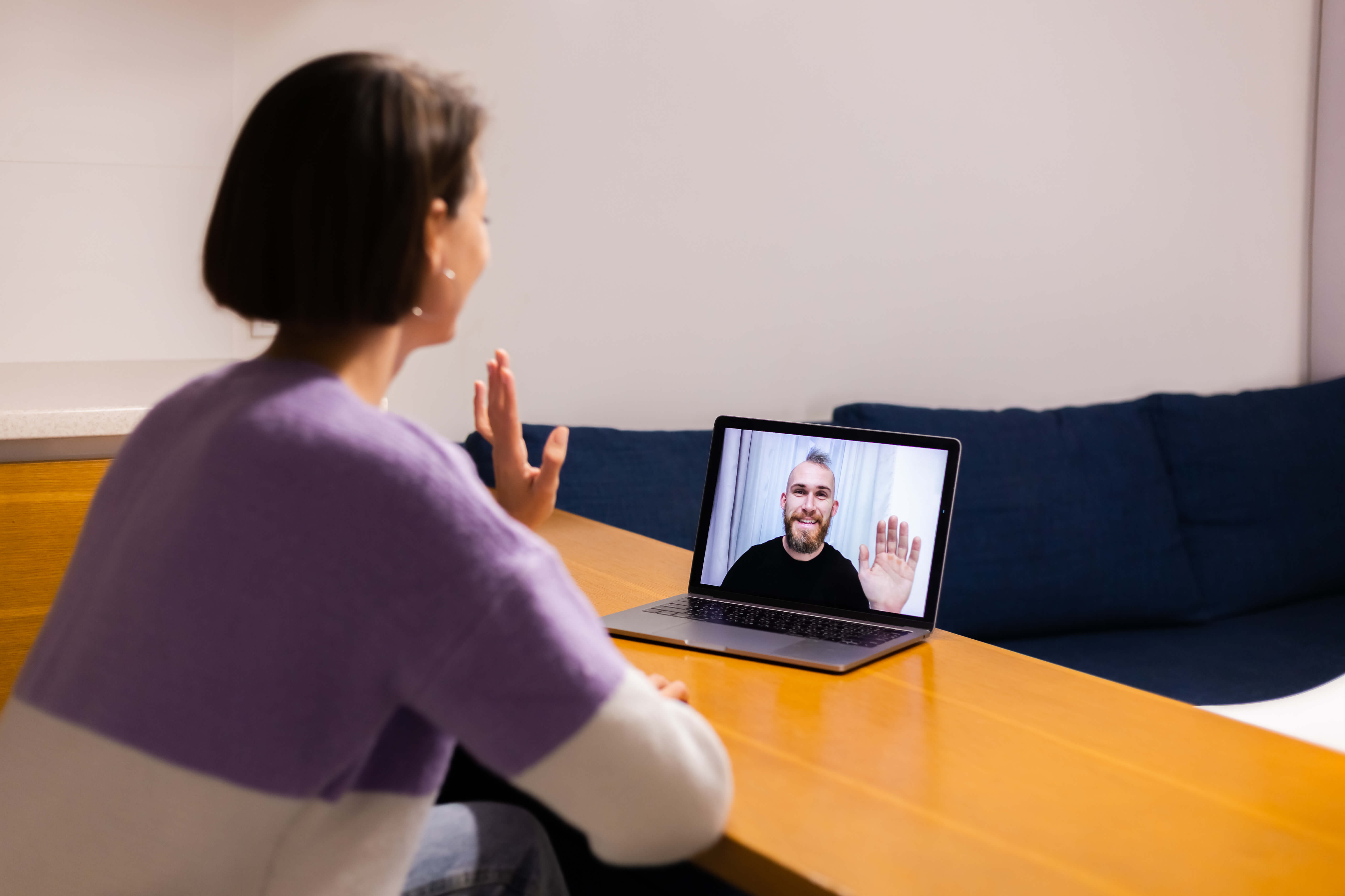 Client attending online mental health services in Malaysia